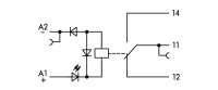 Reléový modul vstupní jmenovité napětí DC 110 V 1 přepínací kontakt WAGO 859-399