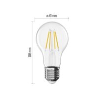 LED žárovka Filament A60 E27 3,4 W (40 W) 470 lm teplá bílá EMOS ZF5D22