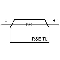 Svorka RSE TL 440 V s obousměrným transilem (s přepěťovou ochranou)  A128042