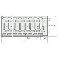 Kabelový žlab 35x200x0,75 žárový zinek (Jupiter) KOPOS KZI 35X200X0.75_F