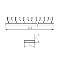 Propojovací lišta KBBU-1x12 24210 Kanlux nahradní kód 02155