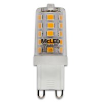 LED žárovka G9, 3,5W, 3000K, CRI80, vyz. úhel 300°, 360° 350lm