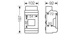 KV PC 6103 Jističová skříň