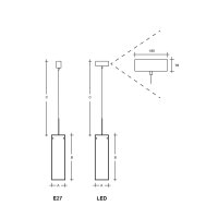 Závěsné svítidlo Maia PMMA opal 620/200mm 70,9W 3000K bílá LUCIS ZKS.L1A.M620 PA