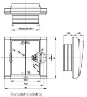 ABB Element,Time 3558E-A05940 01 Přepínač sériový,řazení 5,IP44