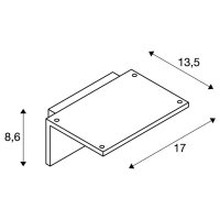 LED SENSOR WL LED venkovní nástěnné nástavbové svítidlo IP44 bílá 3000K