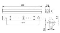 Světelná lišta CoreLine PHILIPS BN126C LED20S/830 PSU L600