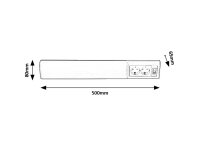 BATH2 LED 10W IP20 bílá 4000K 940lm RABALUX 78064