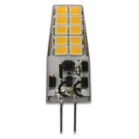 LED žárovka G4, 12V, 2,3W, 3000K, CRI80, vyz. úhel 300°, 360° 250lm, 210mA