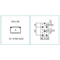 TA-N 100X60 G 01861 Podparapetní přístrojový kanál, 100x60 - šedá IBOCO B01861