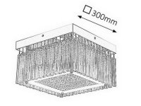 Marcella LED 18W IP20 chrom RABALUX 2451