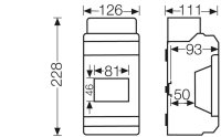 KV PC 6104 Jističová skříň