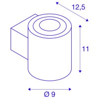 OCULUS UP/DOWN WL vnitřní LED nástěnné přisazené svítidlo bílé 2000-3000 K