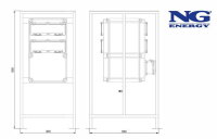 Rozváděč se stojanem NG  ENERGY SK 53 6062 E.03