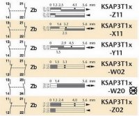 Koncový spínač plastový s nylonovým čepem, šířka 30mm KSAP3T10W02