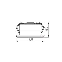 Vestavné LED svítidlo IMBER LED CW KANLUX 23521