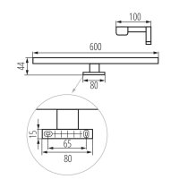 ASTIM IP44 12W-NW-W Svítidlo LED KANLUX 34934