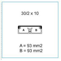 TMC 30/2X10 W 00617 Minikanál s čelním víkem 30/2x10 - bílá IBOCO B00617