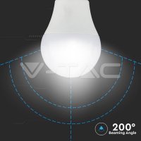 LED žárovka V-TAC 9W 3 Step Dimming A60 E27 Plastic Natural White VT-2011