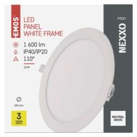 LED vestavné svítidlo NEXXO, kruhové, bílé, 18W, neutrální bílá EMOS ZD1145