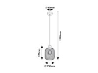 Grendel E27 1xMAX40W IP20 dřevo RABALUX 3131