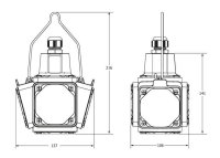 Zás. box závěsný PowerBOX pb085 IP44 1x230V 1x400V/32/5 FAMATEL pb085