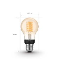 Philips Hue White Filament LED žárovka 550lm E27 A60 9W