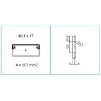 TMC 40/1X17 W 09505 Minikanál s čelním víkem 40/1x17 - bílá IBOCO B09505