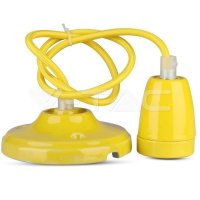 Porcelain Lamp Pendant Yellow,  VT-7998