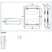 IP40 DSG 24 W 04086 rozváděčová skříň IP40 DESIGN IBOCO 04086