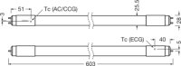 ST8PROU-0.6M 7,5W/830220-240VUNFLH1OSRAM