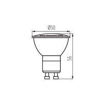 Světelný zdroj LED GU10 8W-NW LED KANLUX 31237