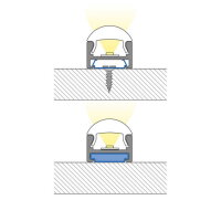 Čirý difuzor s čočkou pro PDA 2m MCLED ML-761.549.07.2