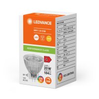 LEDVANCE LED MR11 DIM P 2.8W 927 GU4