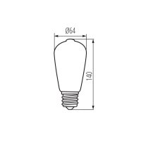 XLED ST64C 7W-NW Světelný zdroj LED KANLUX 33513