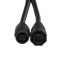 Prodlužovací kabel 3m s konektory IP67 2x1,5mm2 černý MCLED ML-112.228.67.0