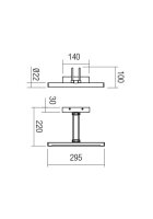 Nástěnné svítidlo IKON AP LED 8W 3000 AB REDO 01-3472