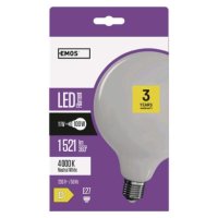 LED žárovka Filament Globe E27 11W (100W) 1 521 lm neutrální bílá EMOS ZF2161