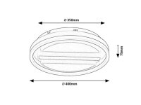 GREMIN LED 73W IP20 bílá RABALUX 71112