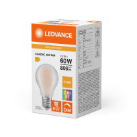 LEDVANCE LED CLASSIC A DIM CRI97 S 7.2W 927 Frosted E27