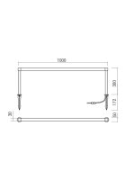 BARRIER CD LED 15W IP65 3000K H:300 REDO 90620