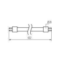 T8 LED GLASSv4 9W-CW Lineární světelný zdroj LED KANLUX 33211