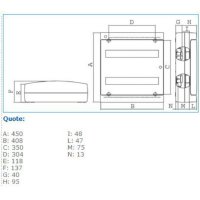 IP40 DSG 36 W 04089 rozváděčová skříň IP40 DESIGN IBOCO 04089