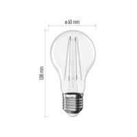 LED žárovka Filament A60 E27 7,8 W (75 W) 1060 lm neutrální bílá EMOS ZF5D53