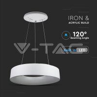 Závěsné LED svítidlo V-TAC 30W Surface Smooth Dimmable White 3000K  VT-32-1D