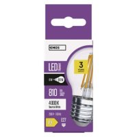 LED žárovka Filament Mini Globe E27 6W (60W) 810 lm neutrální bílá EMOS ZF1141