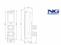 Zásuvková kombinace NG ENERGY SLIM RK 31 6285.01