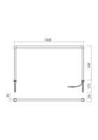 BARRIER CD LED 15W IP65 3000K H:500 REDO 90621