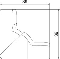 OBO ATR AI2212 Vnitřní roh ATR variabilní 40x25x22 čistě bílá