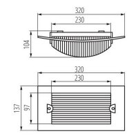 Přisazené svítidlo TURK DL-60 07025 Kanlux